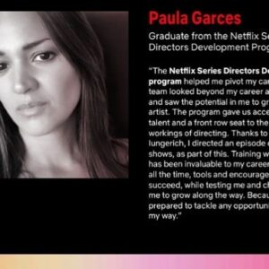 Paula Garcés Instagram - Thank you @laurenidooner @netflix for the Highlight and awesome opportunities can’t wait to see what’s next!
For the full @latimes article 

https://www.latimes.com/entertainment-arts/business/story/2023-04-27/netflix-diversity-data-creative-equity-fund
#director #actor #producer #artist #dreamer #femalefilmmaker #latinadirector