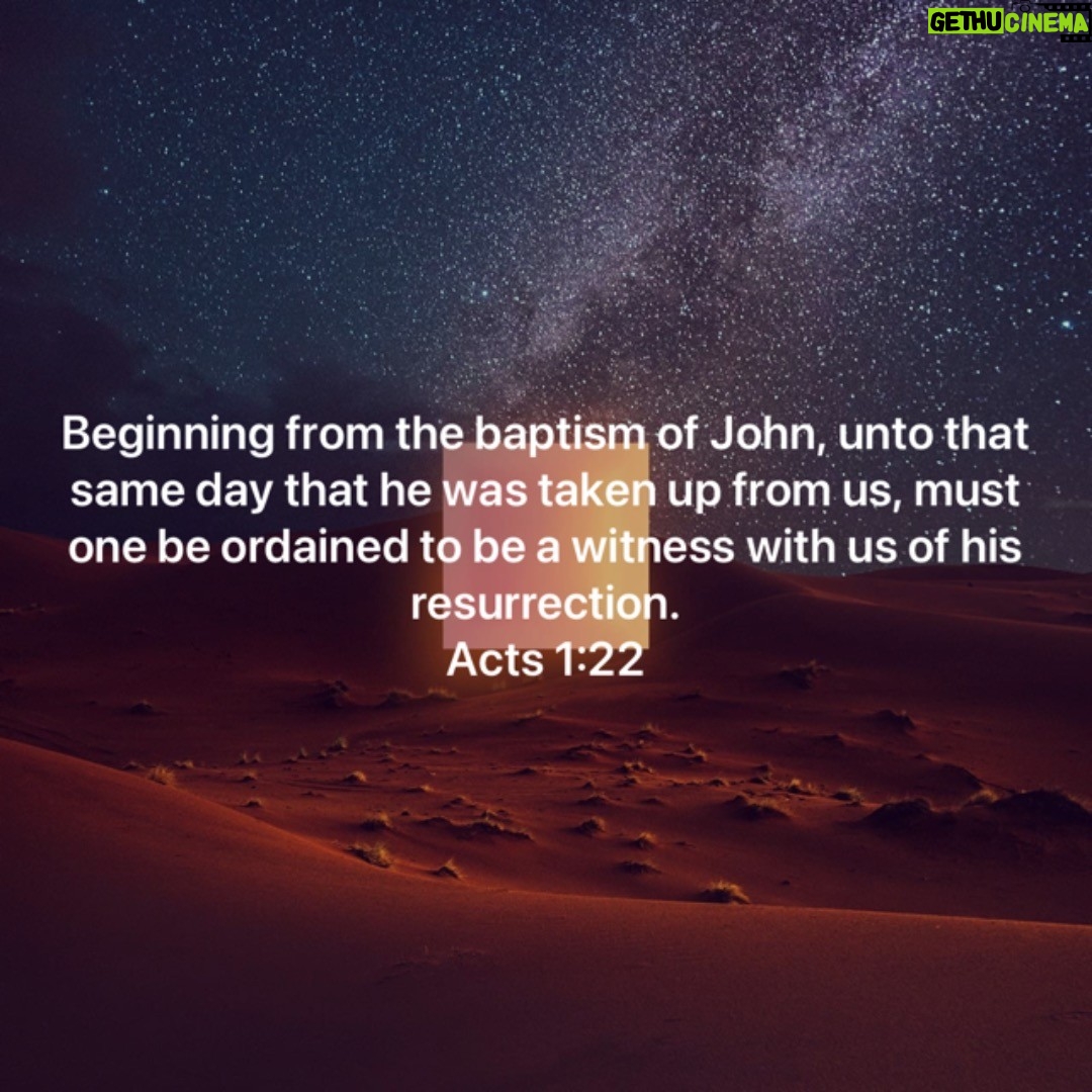 Paula Jai Parker - 128 Likes - #GM #BibleStudy # Acts1:22 “witness with us” Peter was not commanded by Christ 2do this but Jesus had put him in charge of the Church, so indirectly it was Christs command. Yet this is the last the Bible mentions #Matthias. But the #ApostlePaul, hand chosen by God most likely wrote this.