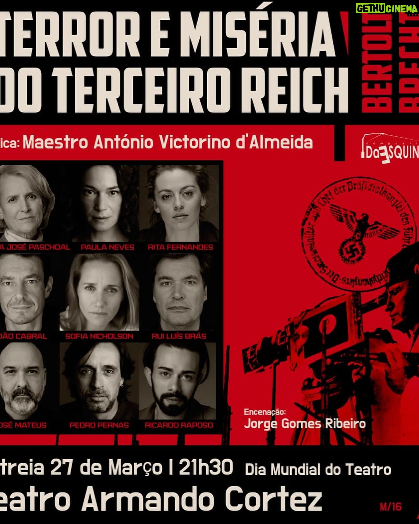 Paula Neves Instagram - E assim seguem os ensaios. @companhiadaesquina #bertoltbrecht