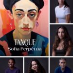 Paula Neves Instagram - Esta Noite Grita-se fecha a 7ª temporada com “Tanque”, de @sofiaperpetua é a peça vencedora da 3ª edição do Prémio Nova Dramaturgia de Autoria Feminina. No dia 14 de dezembro estaremos em Faro, às 21h na @bibliotecamunicipaldefaro 📷 @soniagodinhofotografia Interpretação: @i.garrido , @miguelmaia_ , @paulanevesoficial , @rita.silvester , @sandro_felicianoo Direção: @filipe.Abreu.eu e Miguel Maia Sinopse: TANQUE, de Sofia Perpétua, é uma peça crítica de temática atual, mas dotada de grande comicidade. Sobre um pano de fundo de uma guerra contemporânea, a peça segue a viagem de uma jovem que decidiu roubar um tanque militar para ir buscar o seu irmão à frente do combate, e que no caminho vai encontrando outros seres humanos igualmente afetados pelo conflito armado. Evocando o teatro do absurdo, o texto oferece intensas passagens de reflexão sobre a nossa condição contemporânea em estado de guerra. ____ Ficha Técnica: Coordenação de Produção - Inês Achando Produção Executiva - Beatriz Sousa ​Comunicação - Sónia Godinho ​Assessoria de Imprensa - Mafalda Simões Fotografia - Sónia Godinho ​Design Gráfico - Edoardo Trave​ Vídeo - Mário Jerónimo Negrão Registo audiovisual - James Newitt Estrutura financiada pelo Ministério da Cultura - Governo de Portugal / @dg.arts Apoios: @camara_municipal_lisboa , @bibliotecas_de_lisboa , @museu_marioneta , @fcgulbenkian , @teatrodasfiguras , @fabricabrocodeprata Parceiros: Douda Correria , @estc.ipl Parceiro Media: @antena2rtp #leituras #estanoitegritase #companhiacepatorta #cultura