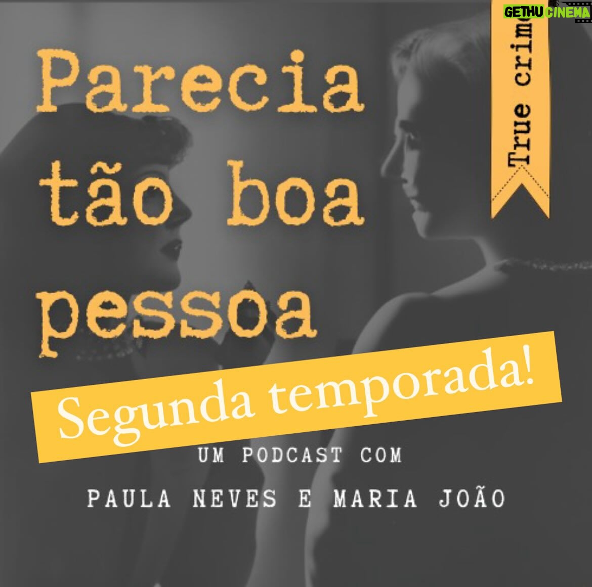Paula Neves Instagram - Chegou o dia! Voltáaaaamooooos! Segundas feiras de horror e comédia estão de volta! Começa a nova temporada, cheia de casos novos. Vamos ter burlas, vinganças, assassinatos, desaparecimentos. E hoje um recordista de assaltos a bancos: um bandido português. O link dos episódios da Apple e da Spotify estão na story! @parecia_tao_boa_pessoa #pareciataoboapessoa