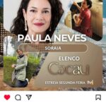 Paula Neves Instagram - Estreia já na segunda-feira na TVI! Que emoção! A novela esta linda e estou ansiosa para que vejam :)