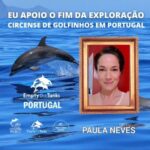 Paula Neves Instagram - @paulanevesoficial também apoia o fim da exploração circense de golfinhos em Portugal. E é a favor da reabilitação de golfinhos em Santuário na natureza onde podem finalmente sentir os ritmos das marés e das ondas e ter muitos estímulos naturais da biodiversidade marinha de baixo de água. A reabilitação em um Santuário na natureza é a solução mais ética onde podem viver com dignidade, sem exploração circense, sem música alta, sem interações forçadas, sem paredes de cimento pintadas de azul num ambiente estéril sem qualquer estímulo natural da biodiversidade marinha, sem habilidades circenses aprendidas e treinadas diariamente com base na privação de alimentos para entreter turistas mal informados. Só num Santuário na natureza podem expressar a sua verdadeira natureza que lhes foi roubada. A forma como tratamos o ser mais inteligente dos Oceanos, com um cérebro de grandes dimensões e mais complexo do que o do ser humano revela muito sobre nós como indivíduos e como nação. Está na hora de devolver a dignidade aos 35 golfinhos vítimas de exploração circense em Portugal. A reabilitação em Santuário na natureza é uma realidade testada onde vão continuar a ter os mesmos cuidados médico veterinários de sempre com os mesmos tratadores de sempre mas sem circo, com apenas comportamentos naturais típicos da espécie na natureza onde evoluíram durante milhões de anos. A união faz a força! Seguimos juntos e cada vez mais fortes por um mundo melhor para todos os animais humanos e não humanos! PARTILHEM! 💪🏼📢🐬🌊🌏 #saynotothedolphinshow #DontBuyATicket #enddolphinariums #zoomarinealgarve #jardimzoologicodelisboa