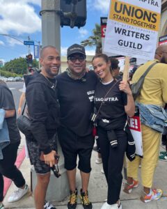 Paula Patton Instagram - SAG & WGA stand together in solidarity to create great change in Hollywood. We must stand up for what is right & fair!💪🏽💛✌️🏾