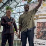 Paula Patton Instagram - I had the incredible honor of celebrating my dear friend Sanford Biggers, a phenomenal artist, and the installation of his magnificent sculpture `Oracle’ at the Hammer Museum.