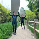 Paula Patton Instagram - First attempt at surfing - I’ll get up next time 😉 ...to be continued 🌊🤞🏽☀️
