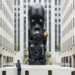 Paula Patton Instagram - I had the incredible honor of celebrating my dear friend Sanford Biggers, a phenomenal artist, and the installation of his magnificent sculpture `Oracle’ at the Hammer Museum.