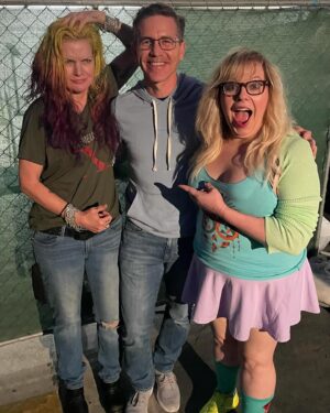 Pauley Perrette Instagram - NO CRIME WAS COMMITTED HERE!
just me 
and @briankdietzen 
and @kirstenvangsness 
at the @hollywoodbowl seeing the Amazing Icon
@officialsarahmclachlan 
just beautiful