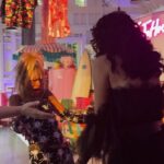 Paulina Chávez Instagram - thank you @betseyjohnson for the beautiful & colorful world you have created for all of us to enjoy 🥂🌈🌟