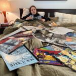 Pauline Chalamet Instagram - a *totally* candid photo books read 2022 📚➡️