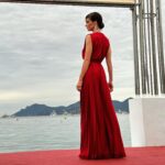 Paz Vega Instagram - Red passion was my color this year in Cannes @campari_spain @Campariofficial @bulululife #CampariCinema #Cannes2023 #enjoyresponsibly #RedPassion