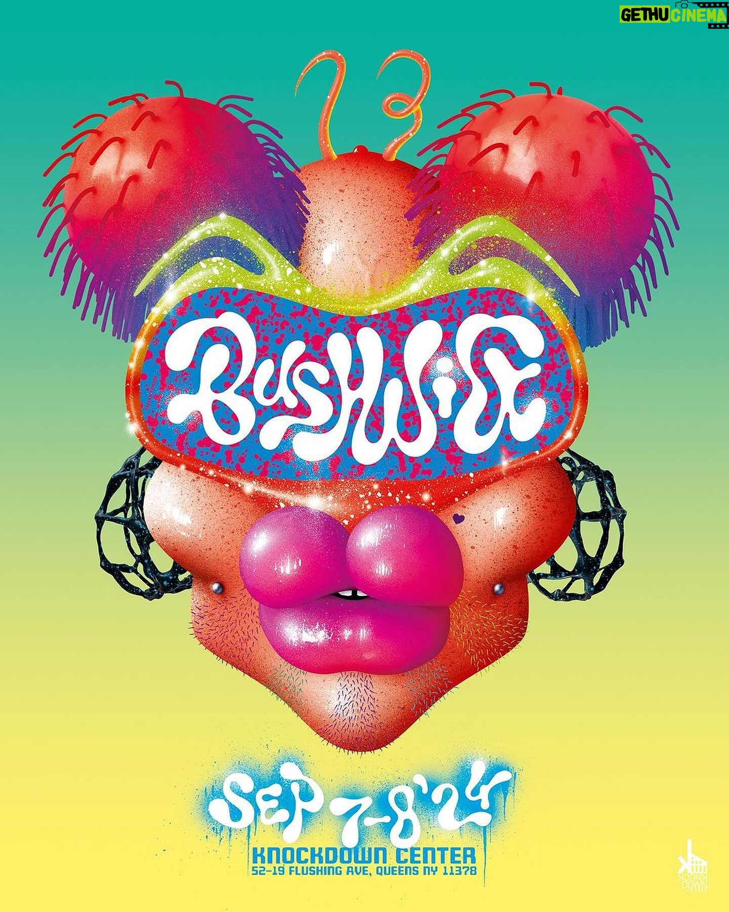 Peaches Instagram - NYC!!! ✨🌈 @bushwig • SEPT 7-8 The largest international drag, art, and music festival of love at @knockdowncenter ✨ 🎟️ on sale now at bushwig.com Art by @stefanfaehler