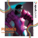 Peaches Instagram - Als ikonische feministische Musikerin, Produzentin, Regisseurin und Performance-Künstlerin hat Peaches mehr als zwei Jahrzehnte damit verbracht, Grenzen zu verschieben und Barrieren zu durchbrechen. Sie hat die Landschaft der Popkultur dramatisch verändert, indem sie einen mutigen, sexuell progressiven Weg, der unzähligen anderen die Türen geöffnet hat. Durch Musik, Kunst, Film, Theater, Fernsehen und Bücher hat sie Stereotypen auf den Kopf gestellt und sich Tabus zu eigen gemacht, gesellschaftliche Normen und patriarchalische Machtstrukturen in Frage gestellt und sich für LGBTQIA -Rechte und Fragen der geschlechtlichen und sexuellen Identität mit bissigem Witz und furchtloser Originalität. Auch sie wird an der diesjährigen Zurich Pride die Menge zum Toben bringen! #zurichpride