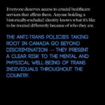 Peaches Instagram - Today on #TransgenderDayofVisibility, the @teganandsarafoundation announces an Open Letter: Artists Against Anti-Trans Legislation in Canada. For those outside of Canada, the country is often seen as a human rights haven. However, the reality is that Canada is not immune to the global attack on the trans community and their access to inclusive spaces, healthcare and freedoms.   More than 400 artists living in or hailing from Canada signed this letter to draw attention to the concerning rise of anti-trans legislation in the country, including proposed bans on inclusive healthcare for trans youth in Alberta, and infringement on the freedoms of gender-diverse youth to use their chosen names and pronouns at school without parental consent in New Brunswick and Saskatchewan.   The anti-trans policies taking root in Canada go beyond discrimination - they present a clear risk to the mental and physical well-being of trans individuals throughout the country. The undersigned artists stand against these alarming and destructive policies, and call on our communities and local and national policymakers to put a stop to this concerning surge in anti-trans policy.   Read the full letter and view all signatures at teganandsarafoundation.org/open-letter or the link in my story.