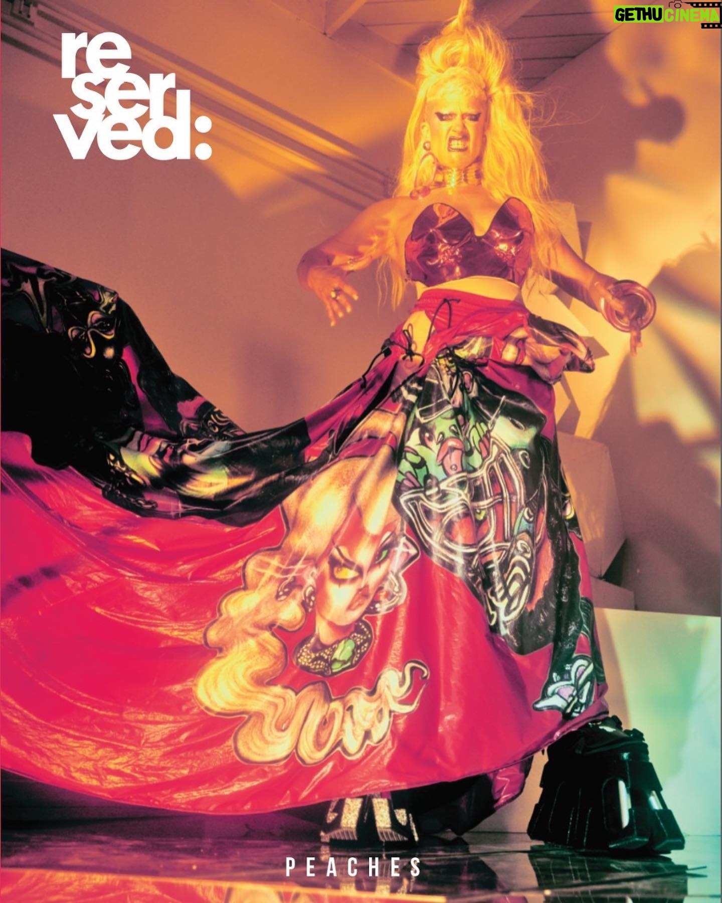 Peaches Instagram - @reservedmagazine is out now! 💫 Order the limited edition hardcover at reservedmagazine.com ✨Wearing @grahamcruz.studio @windowsen @designbyracine @paumelosangeles (first 3 images) ✨Photographed by: @gina_gizella Manning ✨Styled and Produced by @bjpandabear
✨Art and Location: Kelly Lamb @KellyLambStudios
✨Hair: @virginie.pineda @thevisionariesagency using @got2b ✨Makeup: @moidariandarling ✨Photo Assistant: @ianicholaspencer
✨Styling Assistants: Jaslynn Espinosa @jassypeach and Jimmy Ayala @chicanojimbo ✨Production Assistants: Brennan Lowe and Taylor Lowe