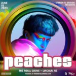 Peaches Instagram - JUST ANNOUNCED🌈 @stationtostationpresents Peaches at @theroyalgrove in Lincoln, Nebraska on JUNE 1! ON SALE Wed, May 3 at 10AM CT 🔜 theroyalgrove.com