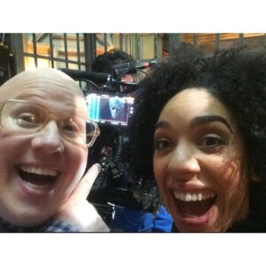 Pearl Mackie Instagram - Oh Doctor Who! 
In honour of your 60th Anniversary today here are a random selection of behind the scenes photos that in absolutely no way do justice to the *incredible* *monumental* *stratospheric* *insert suitable synonym here* impact you have had on my life. 
So so excited to see the fantastic @ncutigatwa take on the role in @russelltdavies63 coming series. More power, much love and 
always  be  kind. 
#doctorwho #billpotts #60thanniversary #mattlucas #petercapaldi #michellegomez #ncutigatwa #russelltdavies