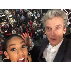 Pearl Mackie Instagram - Oh Doctor Who! 
In honour of your 60th Anniversary today here are a random selection of behind the scenes photos that in absolutely no way do justice to the *incredible* *monumental* *stratospheric* *insert suitable synonym here* impact you have had on my life. 
So so excited to see the fantastic @ncutigatwa take on the role in @russelltdavies63 coming series. More power, much love and 
always  be  kind. 
#doctorwho #billpotts #60thanniversary #mattlucas #petercapaldi #michellegomez #ncutigatwa #russelltdavies