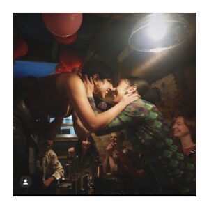 Pearl Mackie Instagram - The love of my life Thirty-thriving!!! 

Spent an iconic day with my iconic love, full of iconic divas and iconic drinks and then topped it off with an iconic surprise birthday party with all of her iconic friends! Because she is iconic. And in 4 months she is going to be my WIFE!!! 

Thank you to everyone for keeping the secret, worth it for the look on her face! 

Love you my darling @kmchhkr 🩷❤️🧡💛💚🩵💙💜🖤🩶🤍🤎

#loveislove #loveislove🌈 #bi #iconic #biconic #wife #gays #bisexualsdoexist