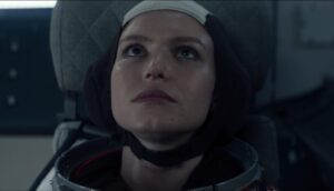 Penelope Mitchell Instagram - So beyond honoured to be a part of the Picard family.  #startrekpicard @startrekonpplus @startrek @paramountplus @cbstvstudios 

As a lifelong fan of Trek and having suffered from anxiety and depression since childhood, I can’t tell you how much it means to be sitting in this chair.

Also, @jonathansfrakes directed this ep, and the fact that I’m leaning on a bar here makes it all the sweeter. Thank you for shepherding me though this lifelong dream #1! 🖖🏻

Xx