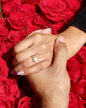 Pepi Sonuga Instagram - Just two kids in love and what better day than the day of LOVE to share that we’re engaged 💍💞