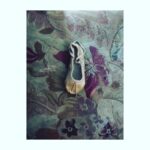 Perdita Weeks Instagram - My baby ballet shoe placed on my birthday chair so as I would know where I belonged this Christmas.