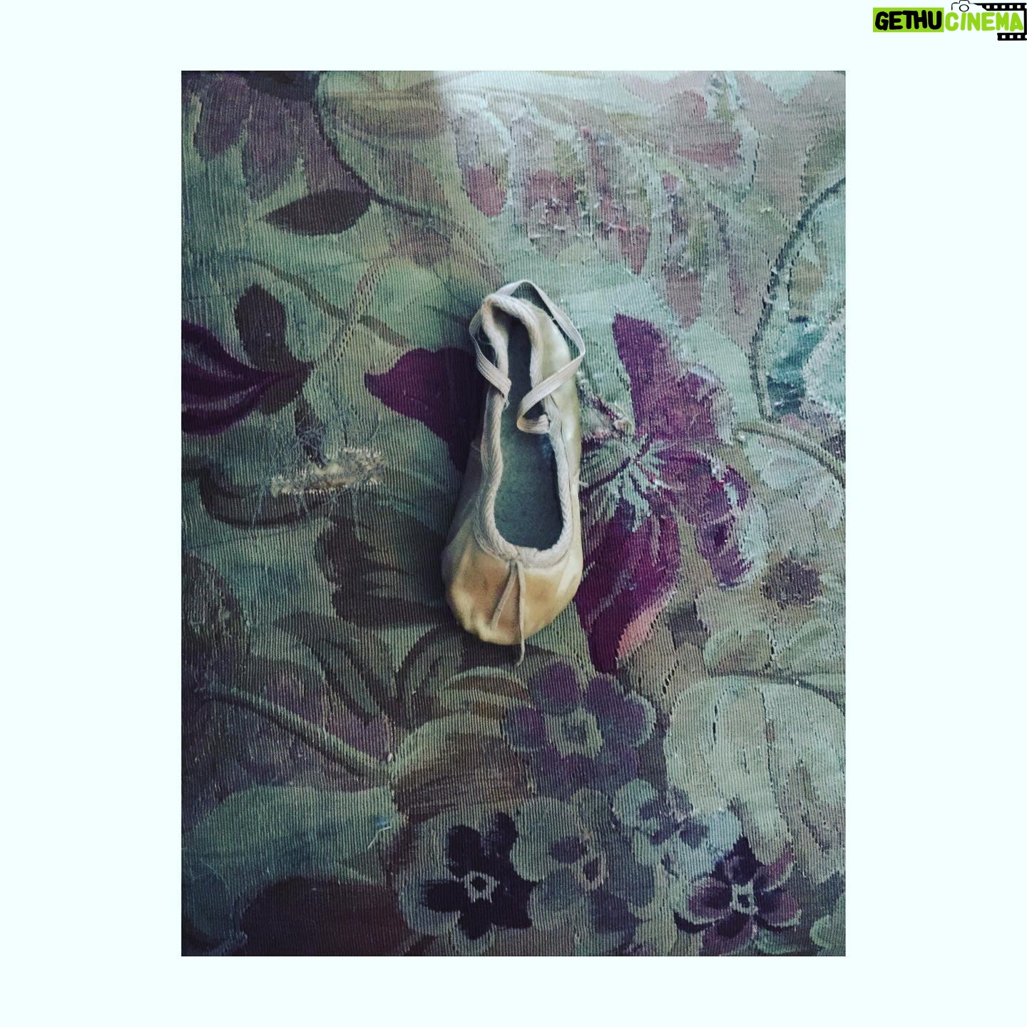 Perdita Weeks Instagram - My baby ballet shoe placed on my birthday chair so as I would know where I belonged this Christmas.