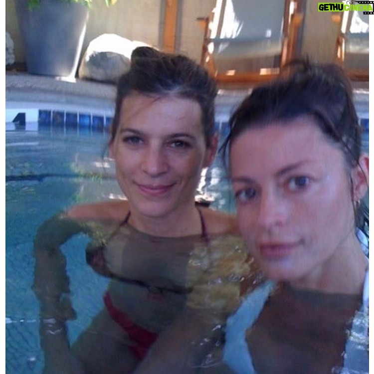 Perrey Reeves - 1.2K Likes - 10 years ago I think! #justforfun this is in Desert hot Springs, @anyalongwell and I went to the first #bhaktifest and stayed at an adorable little spa with a natural hot waters. Time flies! Thanx for this trip down memory lane Anya!