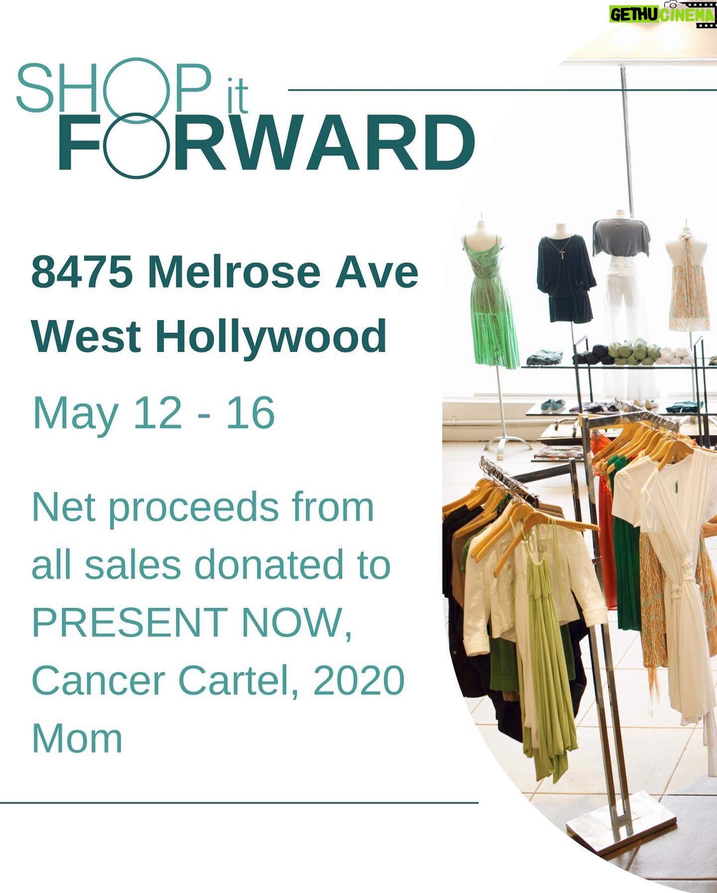 Perrey Reeves - 312 Likes - It’s not too late! Come shop for charity! #thecauseconnection at 8475 Melrose avenue in West Hollywood May 12-16 where fashion meets philanthropy! Proceeds go to @2020_mom @cancercartel @presentnowfoundation
