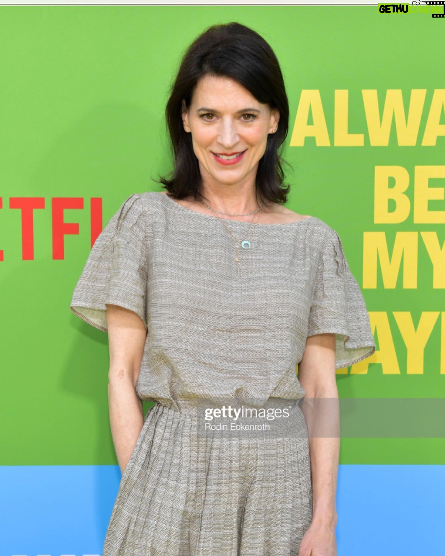 Perrey Reeves - 659 Likes - I was lucky enough to work with @aliwong On @americanhousewifeabc so I went to see her premiere last week #alwaysbemymaybe and I LOVED it! She is funny and smart and the movie just a great #romcom and now it’s on #Netflix so if you want something fun to watch tonight this is it! Also when your sister-in-law is your favorite designer, you get to wear her gorgeous clothes! Also @nicolaparish thank you for my social life ;)