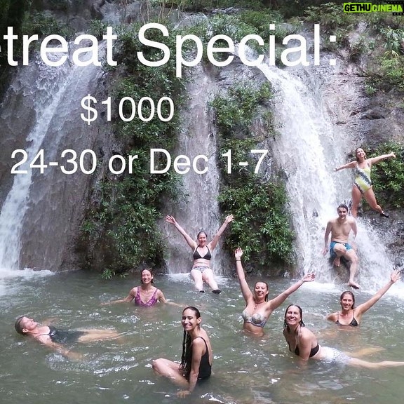 Perrey Reeves - 484 Likes - YOGA RETREAT SPECIAL! Scroll left for more pix. Come join us!! At THE SANCTUARY AT TWO RIVERS in COSTA RICA! Link into my bio to sign up! The retreat center is a 40 acre all off grid property and the week includes six nights accommodations and three meals a day and yoga twice a day. There are nature trails and waterfalls and monkeys! We would love to see you there 🐒!