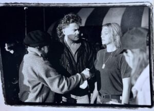 Peta Wilson Instagram - My first film. Who can guess what film ? Hint : I was a marine. #bts