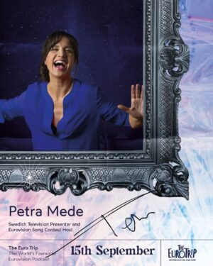 Petra Mede Instagram - Interviewed by lovely James Rowe! ❤️ And my English is, as always, flawless. Link in bio