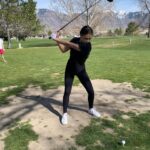 Peyton Evans Instagram – Hit the range with my mom and brother yesterday. I haven’t picked up my clubs since last summer. I have to get back into golfing 🏌🏽‍♀️ #peytonkaye #peytonevans #jrgolfer #stansburygolfcourse