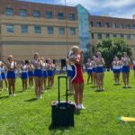 Peyton Evans Instagram - Cheer Camp was a success! Love my team 💙💙 #stansburycheer