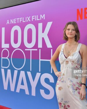 Peyton Kennedy Instagram - feeling fancy at the premiere of Look Both Ways, now playing on Netflix 🎟 #lookbothwaysnetflix