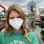 Peyton Kennedy Instagram - when your Christmas present is a ticket to #disneyland, an N-95 mask, sanitizer and a package of Grogu hand wipes 🎟 🏰