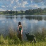 Philippa Northeast Instagram - Dam and her Dog