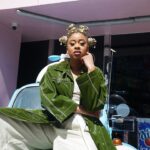 Phoebe Robinson Instagram - When your fav heaux has arrived to help your troll for peen & grab a snack along the way! 📸: @valentinatakespics Hair: @sabsthegoodgirl Makeup: @alanapalaumakeup Styling: @elenalark assisted by @kitoogarcia @iamnot_shialabeouf @mia_navarro_ Top: @sandyliang Pants: @selvanegra_ Platforms: @jeffreycampbell Vegan Jacket: @vegan_tiger Earrings: @lauraestradajewelry Ring: @jenniferfisherjewelry