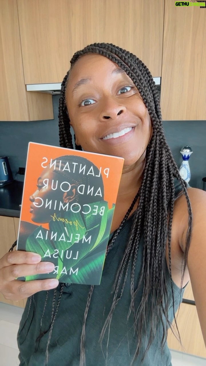Phoebe Robinson Instagram - WOWIE, WOWIE! The journ-journ with my imprint @tinyrepbooks has truly be a wonderful one. I’m just three short years, I’ve met so many brilliant & talented authors like @melatocatierra, who is popping our poetry cherry over here. That’s right! PLANTAINS & AND OUR BECOMING is the very first poetry collection we’re publishing. I am so, so, so proud of her and this phenomenal book. She is insanely talented. So wonderful and beautiful and awesome. I fell in love with this book from the first poem on in her proposal and I cannot wait for y’all to catch feels either. Peep my IG story to get you a copy! Hair: @sabsthegoodgirl & @aw3_201