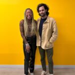 Phoebe Robinson Instagram - #ThotNaysh! Not me out here ready to spread it and remember it for the rest of my days with @pennbadgley the dream machine host of @podcrushed! Drop an 🍆 if he should be a #ThirstyThursday honoree & check out your girl on the latest episode of Podcrushed, which is out now! Bodysuit: @freepeople Pants: @goodamerican; thanks for the hookup @thealist.us Shoes: @nike