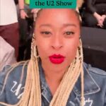 Phoebe Robinson Instagram - Damn! I’m still thinking about #IrishBae and the rest of U2 planning to have the opening night of their Vegas residency during my birthday wkend last wk. So honored. 🤣🤣🤣. For real, this show is brilliant. Powerful. Awe-inducing and I still think about it everyday. Thanks, B, for hooking us up with tix. They were the perfect birthday pressie. Cannot wait to see this show again. 🥹🥹🥹🙏🏾🙏🏾🙏🏾