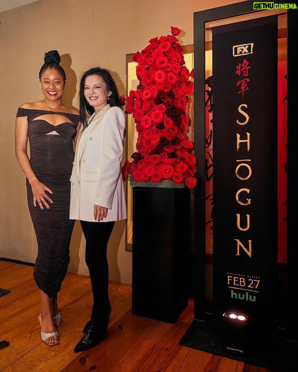 Phoebe Robinson Instagram - #ThotNaysh! I had a blast serving #SecondWifeFish at @shogunfx dinner experience at Masa last night. Had to bust out the “Bono dress” in hopes of giving some half chubs, but no dudes were worthy. They were below mid, unfortch! But hanging with my homie @wanyizee was delightful and fun as always. Food was fabulous and “Shōgun” looks hella good! I’mma watch when it comes out on Feb 27 on @fxnetworks! Where should I wear this dress next? The gyno? At a tax hearing? Outside the offices of “AARP Magazine”? Let a bitch know in the comments! And come see me live at @unionhallny on 3/19 & 3/20 & at @dynastytypewriter in LA on March 30th for special taping. Two shows! Click da link in the bio for tix! Dress: @alexperryofficial Shoes: @zara Makeup: myself. Lip is @narsissist Starwoman shade