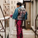 Phoebe Robinson Instagram - For real heauxes, I LOVE this jacket and think it’s time for me to get more U2 clothing! Who’s gonna be my sugar daddy and pay for bespoke U2 merch?!?!?! 🤣 📸: @katpage Hair: @sabsthegoodgirl Makeup: @monicaboydlester Styling: Moi! Dress: @forloveandlemons Necklace: @anissakermiche