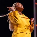 Phoebe Robinson Instagram - 2 wks in los angeles 1) night of special taping at @dynastytypewriter. 📸: @justoffthesix. styling: moi. outfit: @shonajoy. hair: @sabsthegoodgirl. makeup: @alanapalaumakeup 2) amazing @juddapatow benefit show at @largo. had to follow mulaney and i thrived! 3) dinner with friends at @dantebeverlyhills & the staff surprised me with this drink! cute! 4) queens @vanessabayer & @gillian__jacobs came to the taping! such a lovely gift! i co-starred with them in “ibiza,” which was my first movie and i couldn’t have had better partners. 5) i adore @jameelajamil. always will. 6) @bethstelling is one of my fav funny ppl. makes me laugh on and off stage, has so much advice, and is an all-around great human being. ❤️ 📸: @lizvig 7) i couldn’t not shop at @booksoup. a restrained book haul! only bought five books. last time, i hit up a bookstore while i was out of town, i bought 10 and had to strategically pack them in my suitcase. halp! 8) put on my face and a cute blazer dress to host “a day of unreasonable conversation. thx @invisiblehand.co @propperdaley & @simpsonstreet. had blast despite fighting a gnarly head cold. 9) popped my @aftermidnight cherry! @taylortomlinson is a delight and @dewayneperkins and @guybranum had me cackling! 10) date night to see @springsteen with @shahrzaddavani. first time at the kia forum and first time seeing the boss. laugh, cried, danced. incredible night celebrating life and feeling all the feels of grief. easily in my top five concerts.