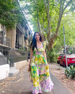 Phyllis Quek Instagram - “Nothing shakes the smiling heart.” #surroundyourselfwithpositivity #florals #lovedress