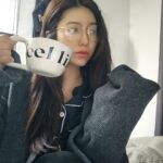 Pile Instagram - . 昨日の夜🍵😌✨ 今日の朝☕😃☀️ . . . 🇰🇷のおうちに届いたカップ 可愛すぎる☺️❤️ . .
