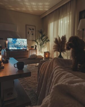 Pinelopi Plaka Instagram - Σαββατόβραδο στο σπίτι. Έχει αποδειχθεί ότι η λέξη Σάββατο έχει αποτελέσει έμπνευση για διαφόρους καλλιτέχνες. Είναι η μέρα. Η..πως να το κάνουμε ξεχωριστή.
Για μένα, η αγαπημένη μου. Η μέρα που θέλω να κλειδώσω μέσα μόνο όσους αγαπώ. Να όπως αυτόν, που με ακολουθεί παντού 😳 Για το μόνο που μπορούμε να μαλώσουμε είναι για αυτήν την καμηλοπάρδαλη 🙈. Βέβαια ξαναγυρίζω στο θέμα, δεν ήταν πάντα έτσι τα Σάββατα μου και φαντάζομαι ούτε τα δικά σου. Θυμάσαι τότε που το μόνο που σε απασχολούσε ήταν πως θα κάνεις το μαλλί και ποιο παπούτσι θα φορέσεις; Ανά γεια σου. Ωραία ήταν και τότε, ωραία είναι και τώρα. Μπορείς να το επαναλάβεις όταν θες-μην ταραζεσαι από το κείμενο.😂 Ξέρω, όσο περνάει ο καιρός κερδίζει έδαφος το ποια πυτζαμα θα φορέσεις. Ε βάλε την καλή σου. Καλό Σαββατόβραδο παιδιά έξω ή μέσα 🤍
 ____________________________________________________

#saturday #saturdaynight #saturdayvibes #home #cocooning #favoritetimeofday #homedecor #poodle