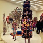 Piper Perabo Instagram - Ever since I saw a film of @nickcaveart Soundsuits dancing on his Instagram, I have been waiting to see his art in real life. Finally it happened, his show #forothermore at @guggenheim will bend your imagination and open your eyes. Run don’t walk, or better still, dance over there. (A curator told me Cave recommends seeing the floors in the order 4, 2 then 5. It is cool that way.) ✨✨✨✨✨🖤🌸 • Nick Cave's (@nickcaveart) art practice interrogates promises, fulfilled or broken, that late 20th and early 21st centuries offered to the “other.” Our newest exhibition, "Nick Cave: Forothermore," highlights the development of Cave’s work while creating space for those who feel marginalized by dominant society and culture—especially working-class communities and queer people of color. - @guggenheim
