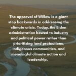 Piper Perabo Instagram - Repost from my very smart friend and scientist Dr. @ayanaeliza President @joebiden played politics with our planet and our future. Shame on him. And this fight is not over. See you in court @potus. Press release from the #StopWillow coalition: “Today the Biden administration approved ConocoPhillips’ Willow project in the western Arctic of Alaska, locking in oil and gas drilling and massive greenhouse gas emissions for decades. The decision undermines Biden’s climate promises and again demonstrates how political and industry interests put “business as usual” before the health of people and the planet. Authorization of the project comes after a deficient supplemental environmental review process that failed to assess the intense and cumulative impacts of the project on Arctic communities, lands and water, wildlife, and the global climate. The harm to communities and climate will be massive as the project turns into the industrial hub ConocoPhillips has always sought. Overwhelming public and scientific input has demonstrated that Willow poses a serious threat to the Arctic region. Willow will pollute water and air, disrupt animal migrations, destroy habitat, and result in the release of around 239 million metric tons of greenhouse gasses over the project’s 30-year lifespan. The resulting infrastructure is expected to result in additional development that would magnify Willow’s negative environmental impacts. If built, Willow will be the largest new oil extraction project on federal lands in the United States. It will have devastating impacts to the entire western Arctic region, posing serious health, environmental, and food security threats to nearby Alaska Native communities. Today, the Biden administration bowed to industry and political power rather than prioritizing land protections, Indigenous communities, and meaningful climate action and leadership.”